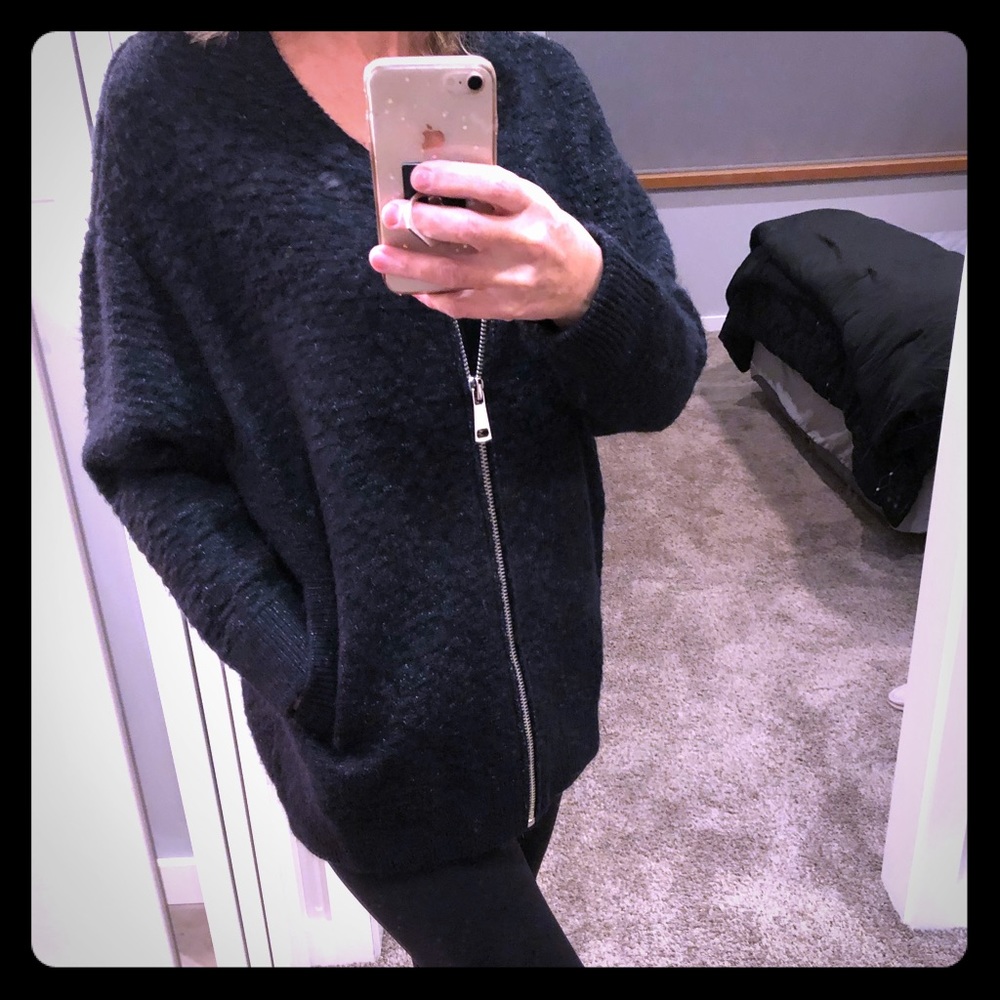 πDex oversized zip up cardigan - Picture 1 of 4